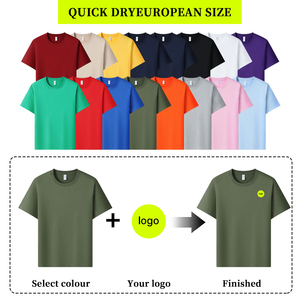 High Quality 190G 100%cotton Custom logo <b>Tshirt</b> Print Brand Private Label Drop Shoulder Custom Oversize t Shirt - Product Image 2