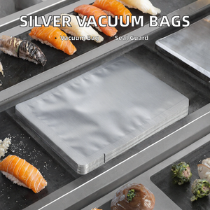Film d'aluminium thermosoudé à trois côtés avec dessus ouvert + PET + CPP pour sacs sous vide, anti-humidité pour l'emballage des aliments pour bébés et des salades - Product Image 2