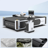 Máquina de Corte Automática AOL para Cuero, Textil No Tejido y Fibra de Carbono con Tres Años de Garantía