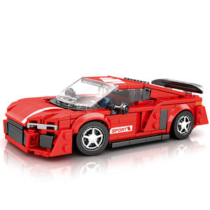 ตัวต่อรถซูเปอร์คาร์รุ่น R8 จำนวน 373 ชิ้น ขนาด 1:36 วัสดุ ABS ชุดของเล่น DIY เสริมพัฒนาการสำหรับเด็กและผู้ใหญ่ - Product Image 1