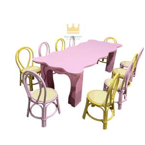 Silla Infantil de Mimbre Hecha a Mano para Interiores y Exteriores, para Eventos y Fiestas, Silla de Mimbre Natural para Niños Pequeños, Muebles Infantiles Ecológicos y Duraderos - Product Image 3