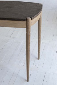 Muebles minimalistas auténticos, mesa de centro redonda para sala de estar, mesa de centro lateral, mesa moderna - Product Image 4