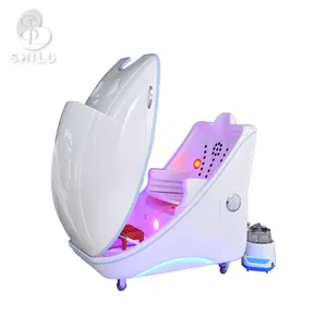 Shilu Sauna Spa Capsule Good Price Ozone Therapy Capsule With Shower Stretchable For Cleaning TC05
