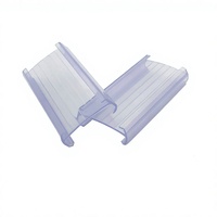 Porte-étiquette en PVC extrudé transparent à clipser pour présentoir de supermarché, vente au détail, OEM ODM