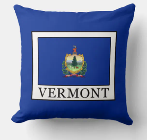 Fundas de almohada con bandera de América y <span class=keywords><strong>Vermont</strong></span>, fundas de almohada decorativas suaves con cremallera para cama, sofá, hogar, funda de almohada para sofá - Product Image 2