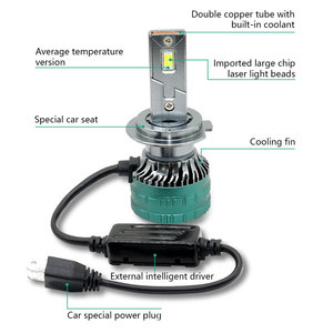 QIDEWIN H4 Car <b>LED</b> <b>Headlights</b> 30000Lm 70W Dual Beam High Low Beam Light For Auto Replacement - Product Image 3
