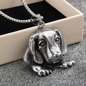 Collar con Colgante de Perro de Acero Inoxidable, Joyería Unisex con Forma de Animal, Regalo para Hombres y Mujeres - Product Image 3