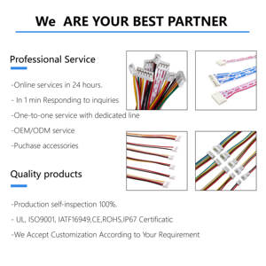 Профессиональные кабельные сборки ODM/OEM <span class=keywords><strong>2</strong></span>.54 мм, электрические разъемы ZH/XH (штекерные) с <span class=keywords><strong>2</strong></span>, 3, 4, 5, 6 контактами, на заказ для автомобилей - Product Image 6