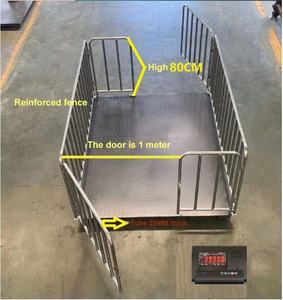 Báscula para Ganado, Báscula de Plataforma Reforzada, Pequeña, de 1 a 3 Toneladas, para Pesar Ganado Vacuno y Ovino, Báscula de Plataforma para Granja - Product Image 4