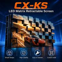 Pantalla LED Mecánica Dinámica Personalizada de Fábrica, Pantalla Retráctil Giratoria de 360 Grados para Exposiciones, Escenarios y Eventos