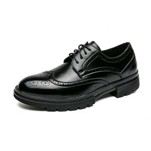 Business and Leisure Round Toe Men's Leather <b>Shoes</b>, Outdoor Casual <b>Shoes</b>, Lazy People's Foreign Trade Style - Product Image 5