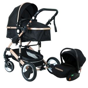 Meilleure vente <span class=keywords><strong>Poussette</strong></span> de luxe Hot Mommy pour bébé Jogger pour nouveau-né Landau <span class=keywords><strong>3</strong></span> en 1 pliable de marque <span class=keywords><strong>3</strong></span> pièces pour enfants - Product Image 2