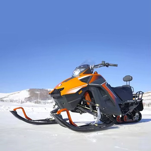 Moto de Nieve con Motor de Gasolina de 150cc y 2 Tiempos, Chasis de Acero, Ángulo de Subida de 25 Grados, Capacidad de Carga de 120 kg - Product Image 2
