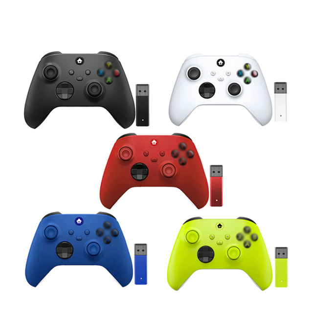 2.4G Wireless Controller for Xbox One S Gaming Joystick Dual Vibration With Headphone Jack for Xbox Series X/S