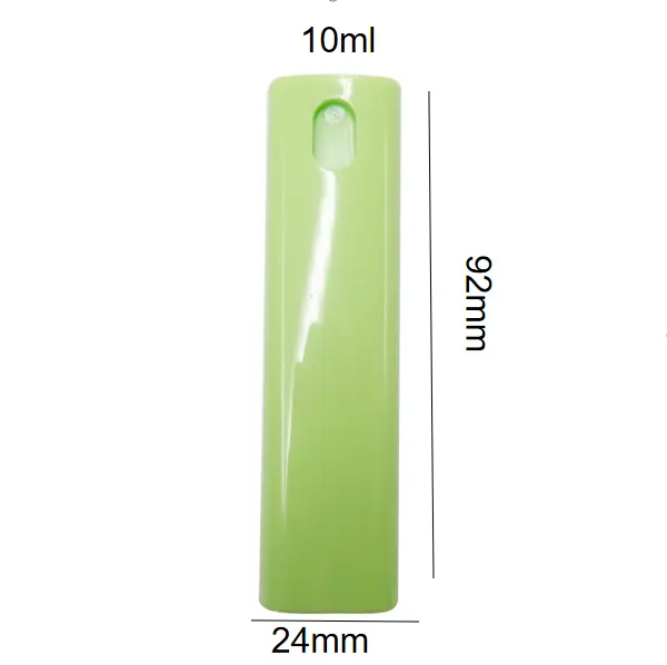 10ml15ml20ml Empty Refillable Square Tube Plastic Pocket Travel Type Perfume Atomizer Portable Sprayer Bottle