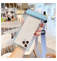 Étui universel pour téléphone portable en EVA PVC avec fermeture éclair, design sportif étanche et impression par gravure, idéal pour l'été et la plage