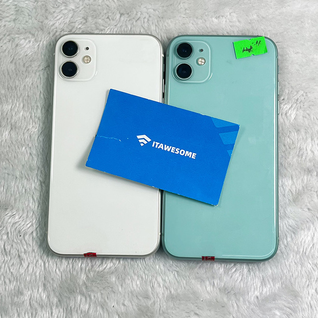 Wholesale Used Phones A+ 11 Cellular 64GB 4G RAM Unlocked Smart Phone Cheap Used Phones in China