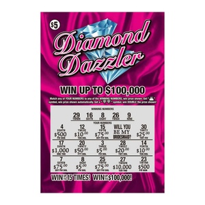 Carte à gratter personnalisée d'usine OEM avec hologramme pour loterie - Product Image 2