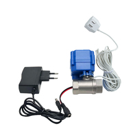 Détecteur de fuite d'eau en acier inoxydable DN25 (1 pouce) 85 dB, capteur d'eau 6 m pour la protection contre les fuites des systèmes de purification d'eau