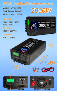 MYAMi 5000W 6000W 8000W 10000W 12V 24V vers 220V Onduleur à Onde Sinusoïdale Pure Haute Fréquence pour Voiture, Maison et Camping - Product Image 6