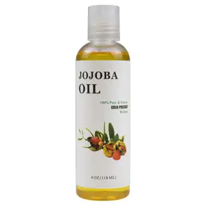 Private Label Biologische Ongeraffineerde Jojoba Olie 100% Huidverzorging Biologische Avocado Kokos Ricinusolie