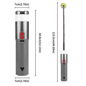Outdoor Telescopic Light <b>Rechargeable</b> USB-C LED <b>Flashlight</b> With Remote Control Hook And Ground Stake - Product Image 5