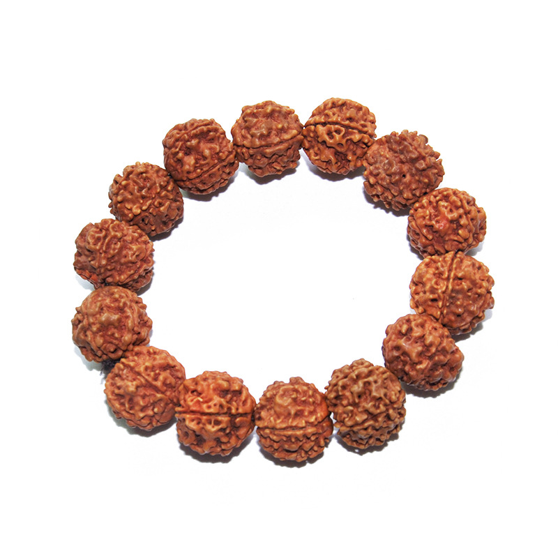 2020 europäische und amerikanische Mode tibetischer Buddha Bodhi Samen 14 Perlen Rosenkranz Mala Rudraksha Armband