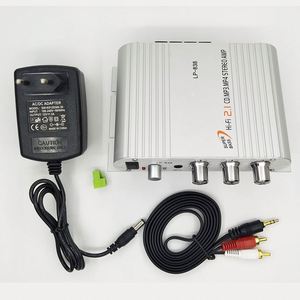 เครื่องขยายเสียงรถยนต์ดิจิตอล <span class=keywords><strong>LP</strong></span>-<span class=keywords><strong>838</strong></span> MINI Hi-Fi 2.1CH พร้อมซับวูฟเฟอร์ดิจิตอล สเตอริโอ เบส  เครื่องเล่นเสียง  พร้อมสายไฟ 12V3A และสายสัญญาณเสียง - Product Image 5