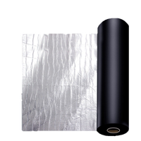 Membrane d'étanchéité autocollante pour appartement moderne, garantie 5 ans, noir, feuille d'aluminium argentée, etc. Bitume pour palettes 20m x 1m