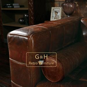 Conjunto de sofá de diseñador, mueble de lujo, color marrón oscuro, <span class=keywords><strong>3</strong></span> plazas - Product Image 5