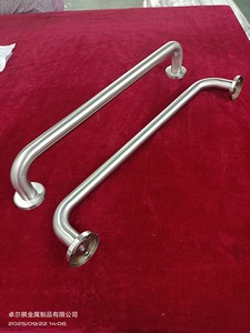 Pasamanos de escalera de tubo redondo de acero inoxidable, pie recto y pie curvo, hecho a medida, fabricante mayorista para Parque y centro comercial. - Product Image 2