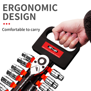 <b>12</b>-piece DIY Socket Tool Set for Household Socket Wrenches and Quick <b>Ratchet</b> Wrenches - Product Image 4