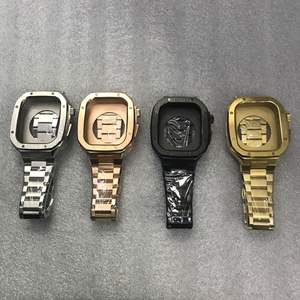 <span class=keywords><strong>Bracelet</strong></span> en acier inoxydable blindé en métal pour <span class=keywords><strong>Apple</strong></span> <span class=keywords><strong>Watch</strong></span> Band 44mm 45mm Case Cover Strap <span class=keywords><strong>Watch</strong></span> Band <span class=keywords><strong>Bracelet</strong></span> - Product Image 2