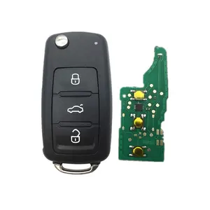 ID48 3 pulsanti 433 Mhz Chiave A Distanza Dell'automobile Per VW Caddy Eos Golf Jetta Beetle Polo Fino Tiguan Touran 5K0837202AD 5K0 837 202 AD