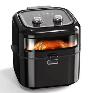 Appareil ménager intelligent Grille-pain Four Machine chaude Sans huile Oem Air <span class=keywords><strong>Friteuse</strong></span> électrique Gourmet 4.5L Verre Air Fryer - Product Image 4