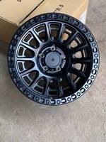 Junman Beadlock-Räder Mattschwarz Tiefbettfelgen 17 Zoll 6*139,7 PCD Leichtmetall Offroad Modifizierte Leichtgewicht-Felge Stoßfest SUV
