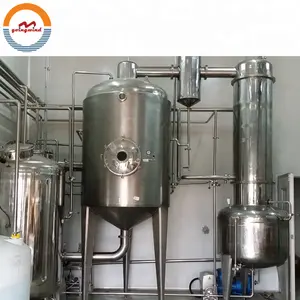 Natural and forced circulation evaporator vacuum evaporation system stainless steel rising climbing wiped film evaporators price