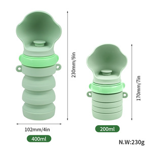 Nuovi arrivi moderno per uso alimentare per animali domestici <span class=keywords><strong>bottiglia</strong></span> d'acqua portatile per Pet alimentatore in Silicone multifunzionale <span class=keywords><strong>bottiglia</strong></span> per bere cani - Product Image 2