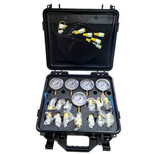 Kit de Teste de Pressão Hidráulica HUBEN, Conjunto de Testador de Manômetro de Pressão Hidráulica para Escavadora - Product Image 2