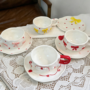 Taza y Platillo de Cerámica con Diseño Artesanal Irregular, Grabado en Relieve, Personalizado con Logotipo para Regalo Corporativo - Product Image 2