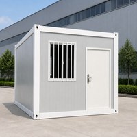 Maison conteneur préfabriquée en panneaux sandwich de haute qualité, extensible, 40 pieds ou 20 pieds, avec abri de salle de bain solaire pour la vie hors réseau