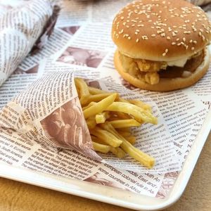 High Quality Food Grade Greaseproof <b>Paper</b> <b>Roll</b> Single-Sided for Burger <b>Wrapping</b> and Bread Coating for Sushi - Product Image 4