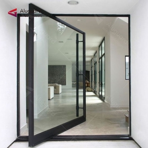 <span class=keywords><strong>Porte</strong></span> pivotante minimaliste moderne personnalisée en alliage <span class=keywords><strong>d</strong></span>'aluminium <span class=keywords><strong>porte</strong></span> <span class=keywords><strong>d</strong></span>'<span class=keywords><strong>entrée</strong></span> <span class=keywords><strong>double</strong></span> <span class=keywords><strong>porte</strong></span> principale avec panneau en pierre <span class=keywords><strong>pour</strong></span> villas - Product Image 4