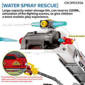 Jouet de déformation de pompe à eau de <span class=keywords><strong>camion</strong></span> de lutte contre l'incendie multifonction pour enfants avec son - Product Image 4