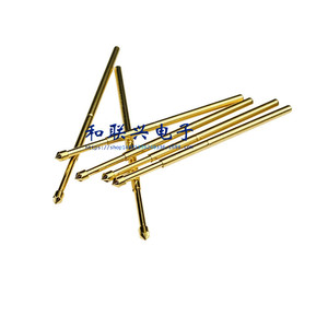 Sonda de prueba chapada en oro Pa100 Lm2 con punta de estrella de 1.36mm y pin de resorte ICT para pruebas de circuitos - Product Image 3