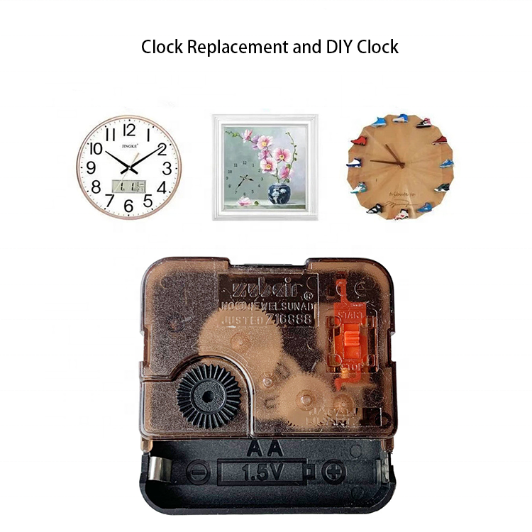 Z16888 13mm Quartz Clock Mechanism with Ticking Movement - Durable