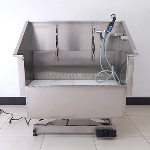 EUR PET Vasca da Bagno Elettrica Sollevabile in Acciaio Inox 304 Anticorrosione con Pannello Pieghevole e Rubinetto ad Alta Pressione per Tutte le Taglie di Animali Domestici - Product Image 3