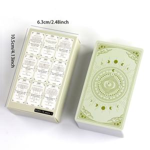 Baraja de <span class=keywords><strong>Tarot</strong></span> para principiantes, 78 cartas con guía sencilla y significados - Product Image 6