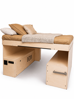 Canapé-lit convertible pour camping-car avec table pliante, armoire de rangement en aluminium alvéolé, gain de place, personnalisable pour camping-car