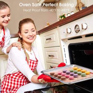BPA-무료 비 스틱 실리콘 베이킹 매트 식품 등급 실리콘 마카롱 베이킹 시트 최소 주문 100 개 - Product Image 4